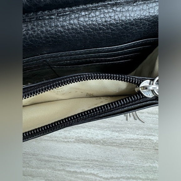 Aimee Kestenberg Foldover Leather Wrapped Chain Cross Body Leather Bag - Picture 4 of 13